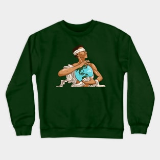 Save Earth illustration Crewneck Sweatshirt